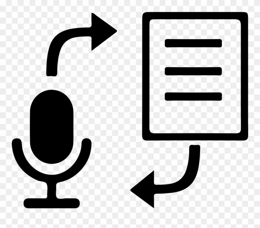 Other Speech Icon Png Images Voice To Text Icon Clipart (1565289