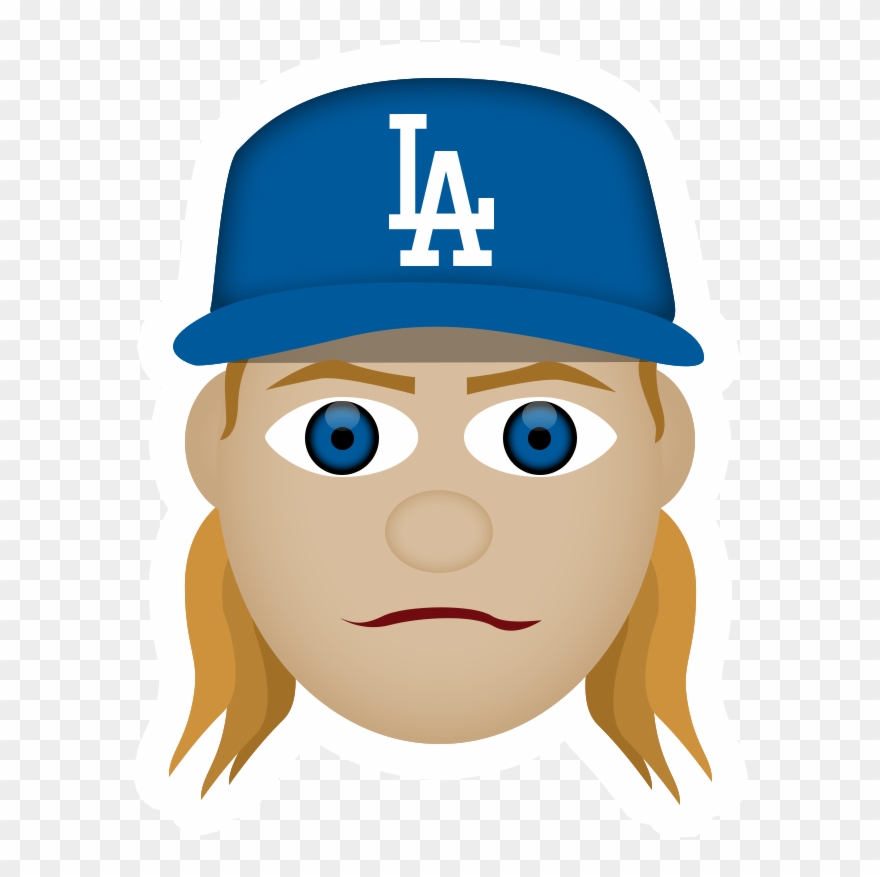Image-1 - Dodgers Player Emoji Clipart