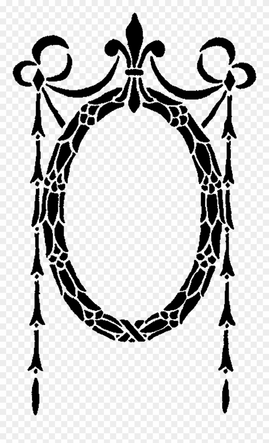 Decorative Frame Clip Art - Vintage Blank Frames Transparent Png