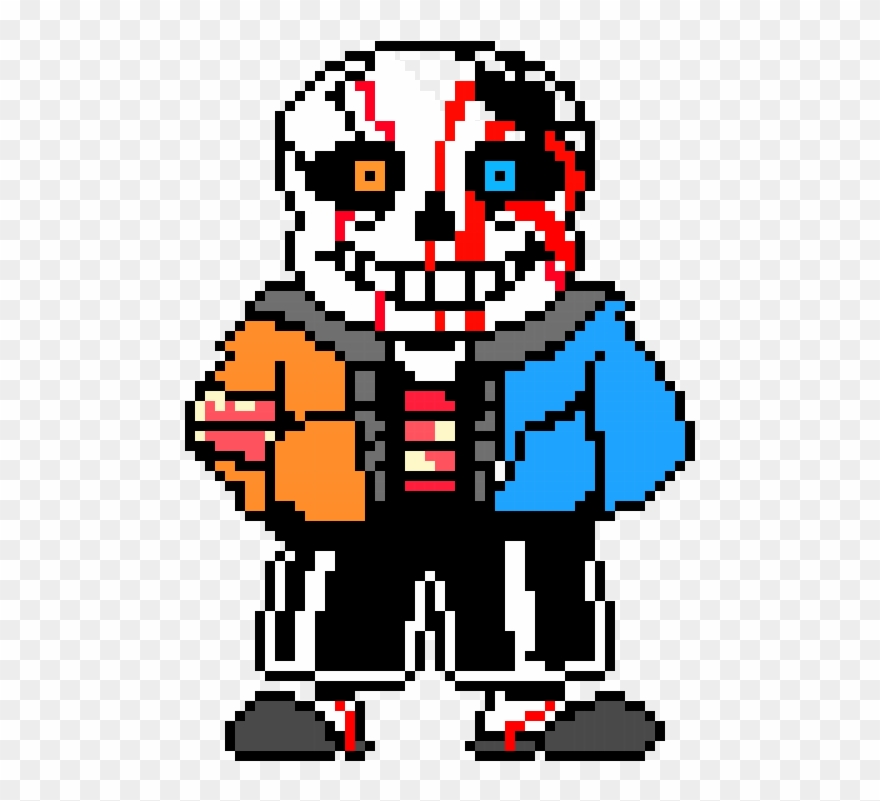 Sans Final Stand Survival - Glitchtale Sans Pixel Art Clipart