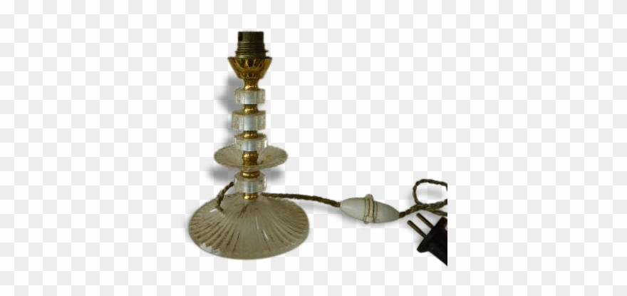 Table Lamp And Two Appliques Plastic, Art Deco - Table Clipart