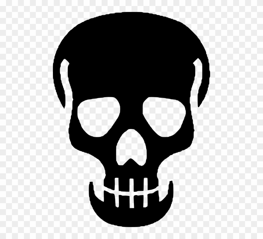 Dangerous Weather Cliparts 9, Buy Clip Art - Light Bulb Skull - Png Download