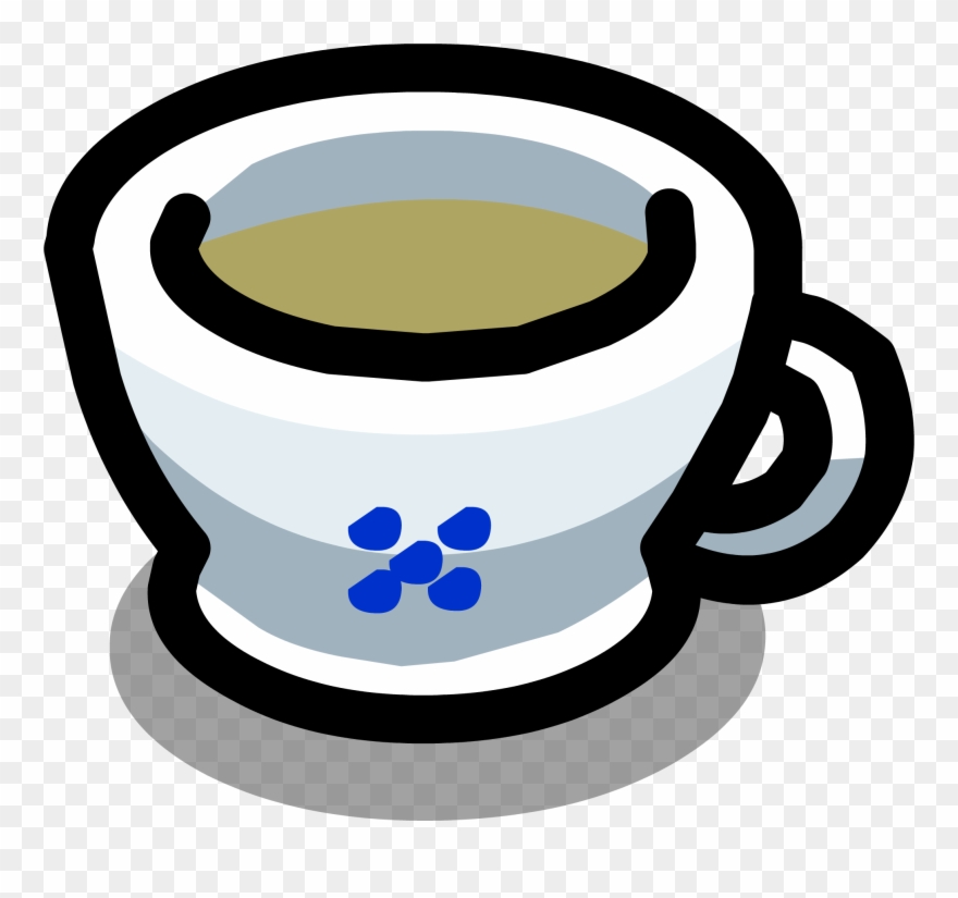 Cup Clipart Tea Biscuit - Club Penguin Tea Cup - Png Download