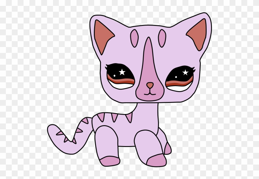Lps Rυтħtv Lps Clipart Littlest Pet Shop Clipart Cat - Lps Shorthair Cat Drawings - Png Download