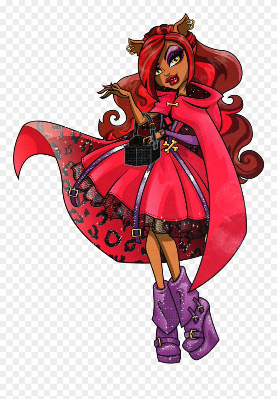 Confident And Fierce, She Is Considered The School's - Monster High Red Riding Hood Clipart