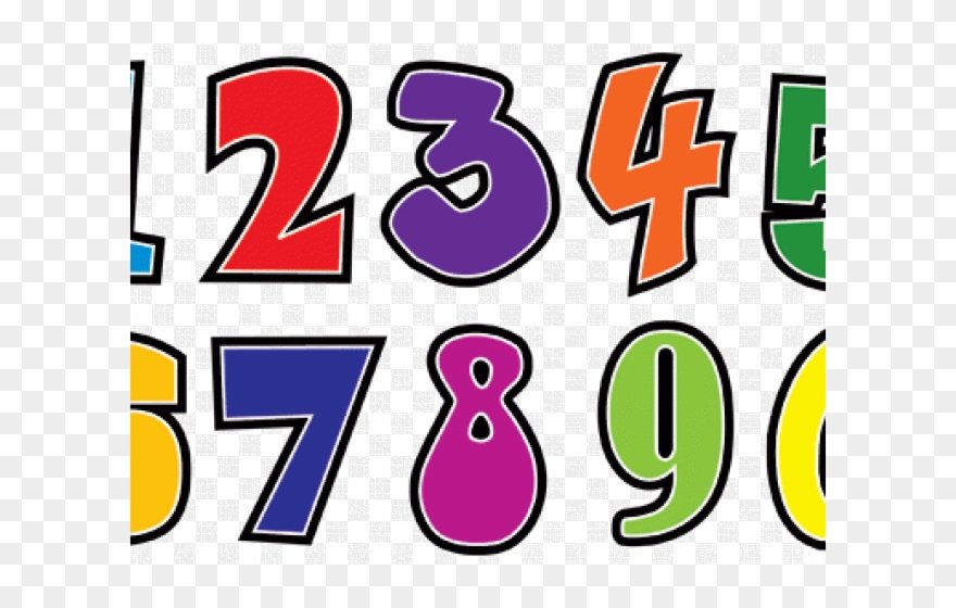 Numbers Clipart Eye - Numbers Clip Art - Png Download