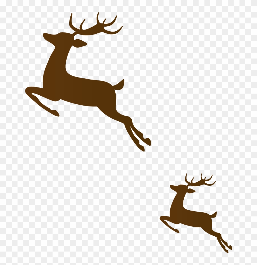 Christmas Vintage Deer Clipart