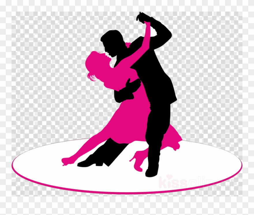 Ballroom Dancing Silhouette Clipart Ballroom Dance - Dancing Man And Woman - Png Download
