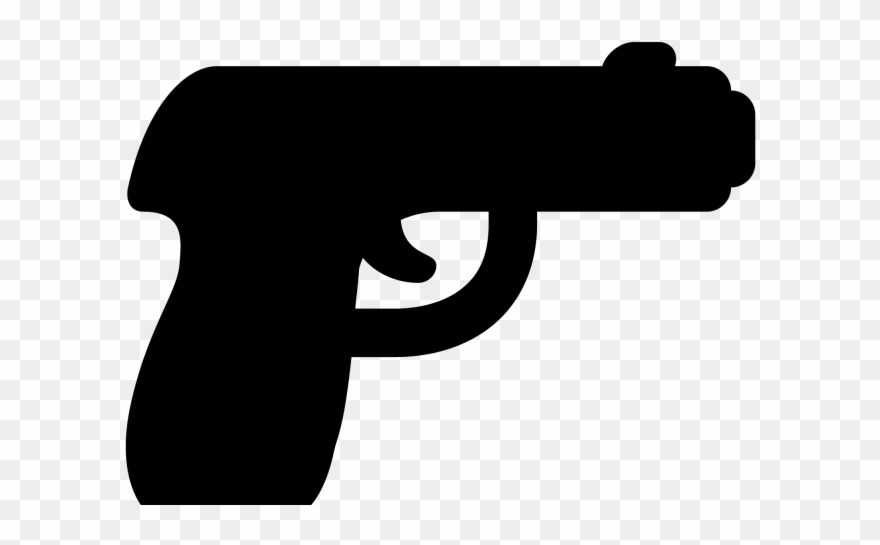 Pistol Clipart Gun Shop - Crime Movie Icons - Png Download