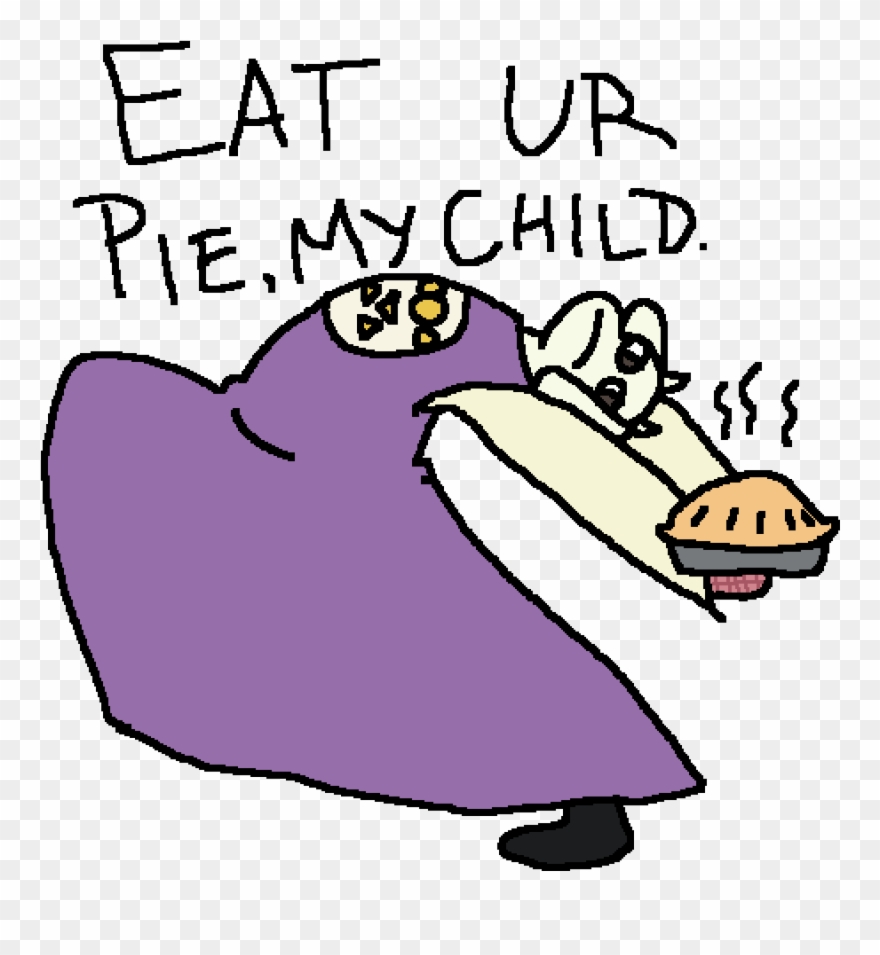 Eat Ur Pie My Child - Child Clipart