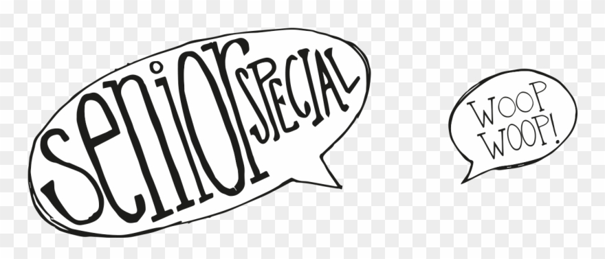 Senior Tuesdays - Calligraphy Clipart