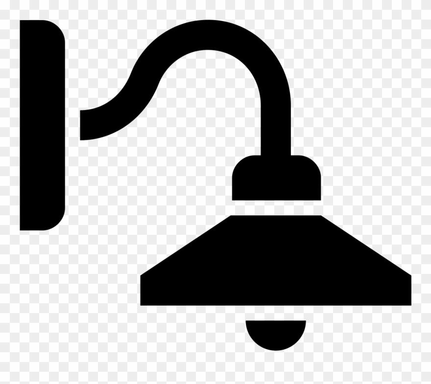 Svg Black And White Lights Icon - Lights Icon Clipart