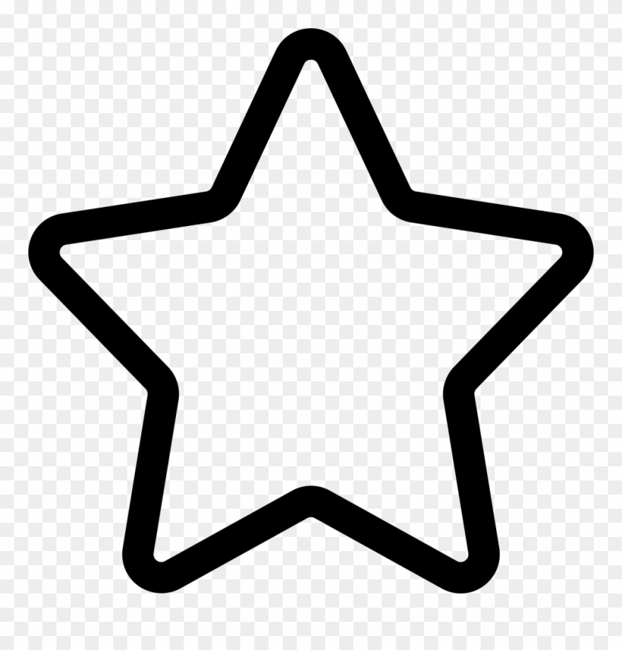 Free Download, Png And Vector - Star Icon Png Clipart