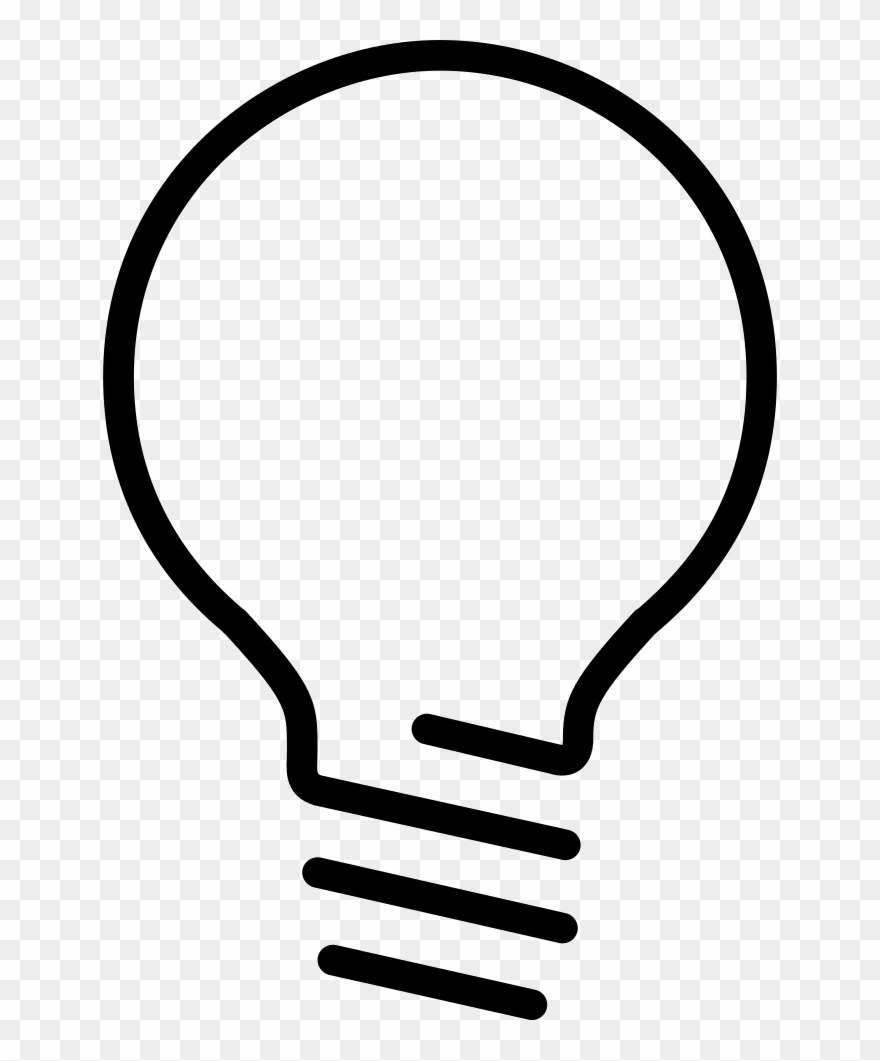 Lightbulb Icon Png Effects - Light Bulb Png Clipart