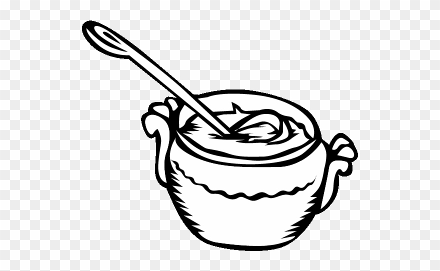 Soup Pot Coloring Page Coloring Pages Clip Art Goldilocks - Porridge - Png Download
