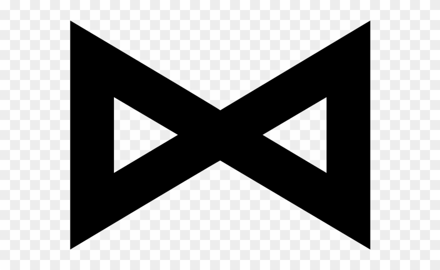 Bow Tie Logos Fileocr - Black Bow Tie Logo Clipart