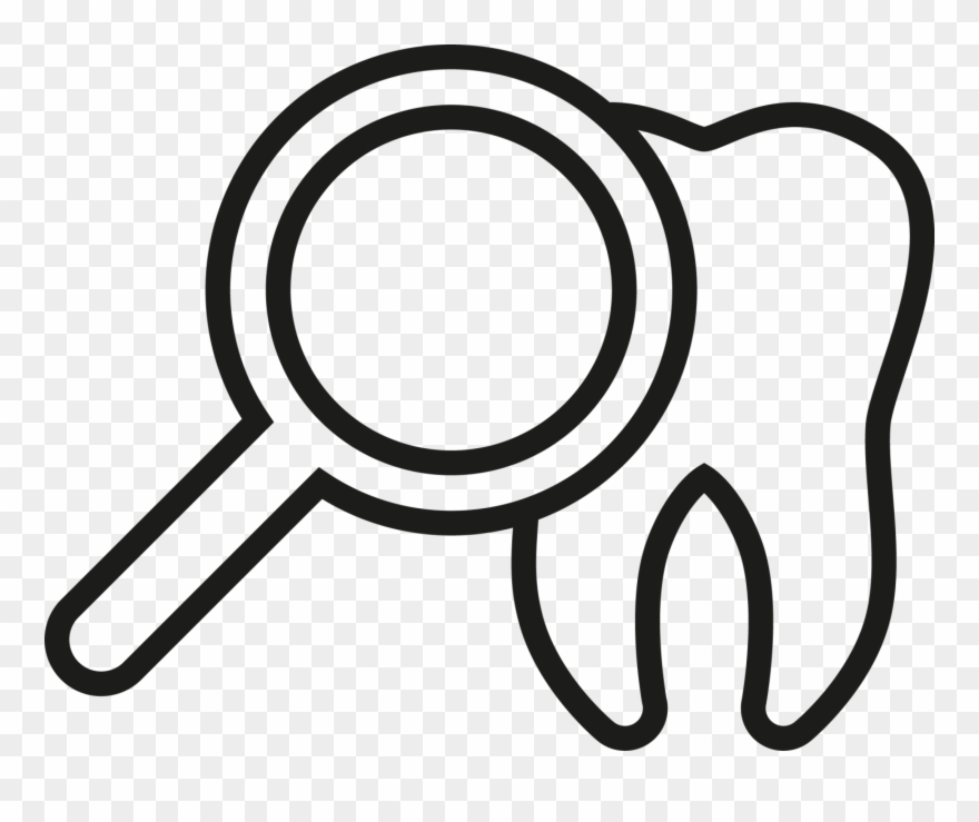 Common Pet Dental Problems - Line Art Clipart