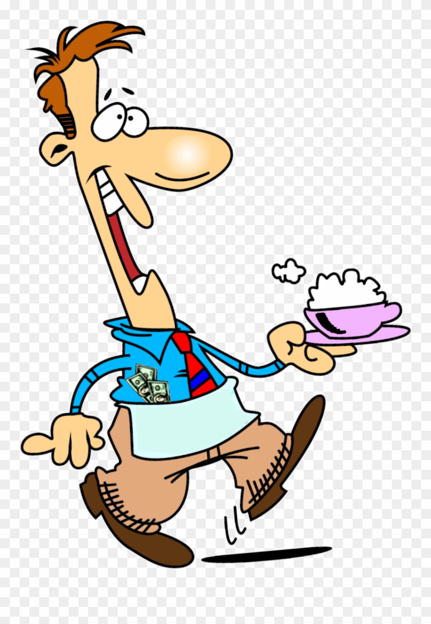 Dawson County Family Connection's Annual Celebrity - Cartoon Waiter Clipart