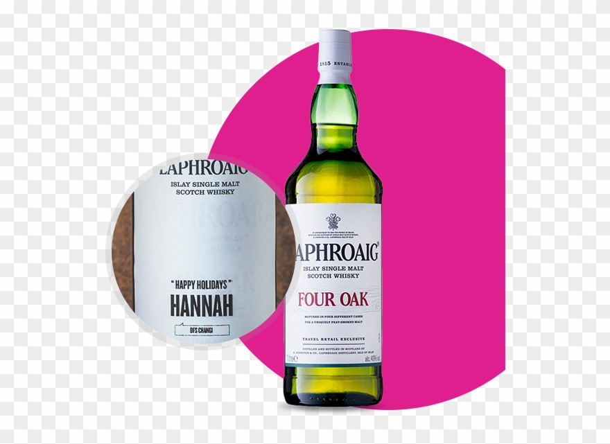 Laphroaig Four Oak 1l Single Malt Whisky Clipart