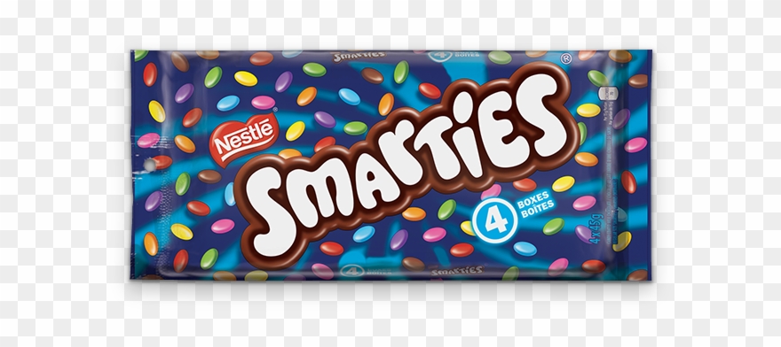 British Smarties Candy [34] - Smarties Smarties Multipack Candy Coated Chocolates Clipart