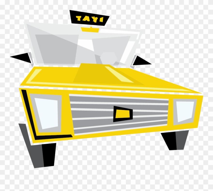 Safe Rides - Taxicab Clipart