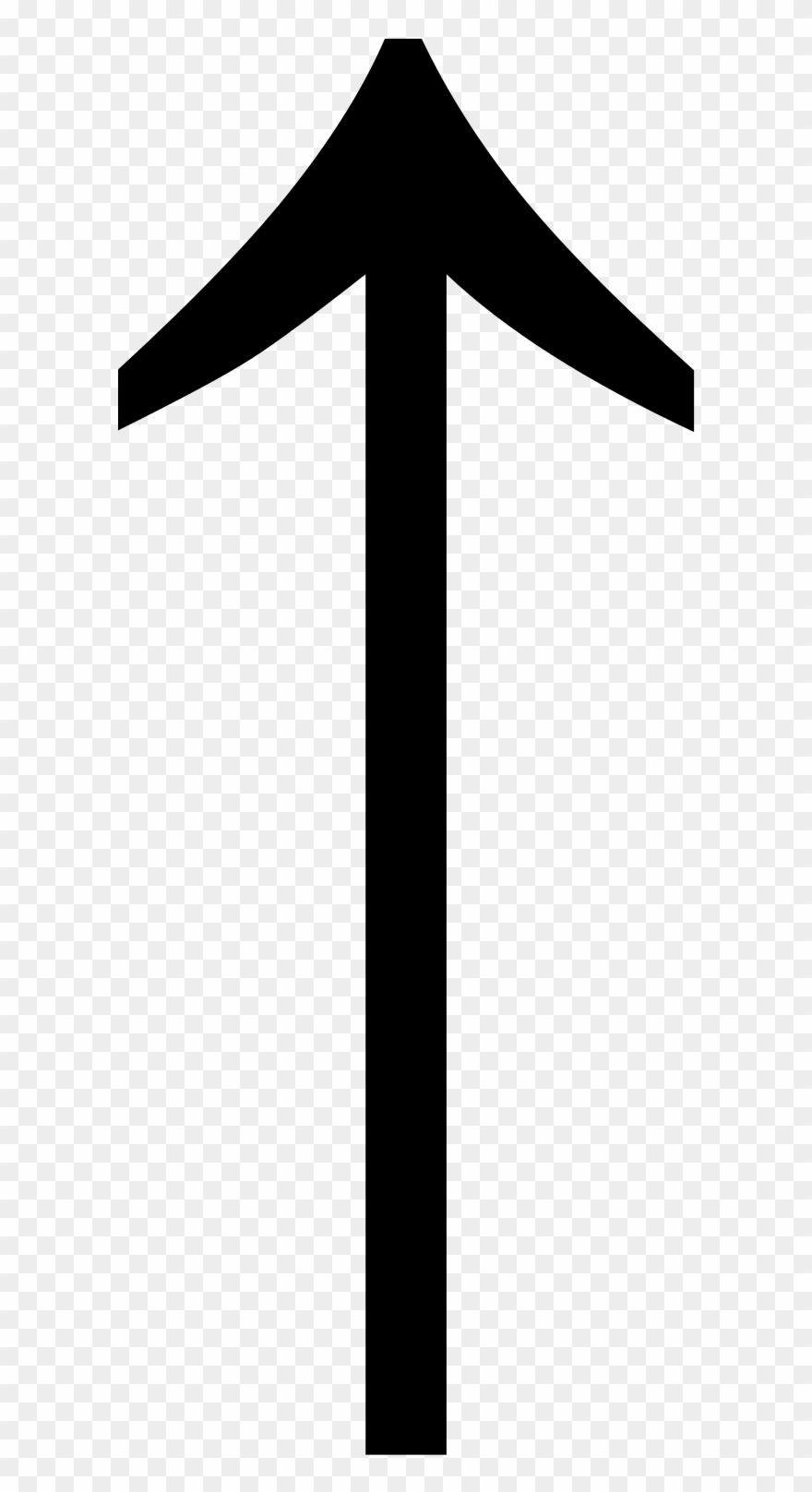 Open - Small Arrow Pointing Up Clipart