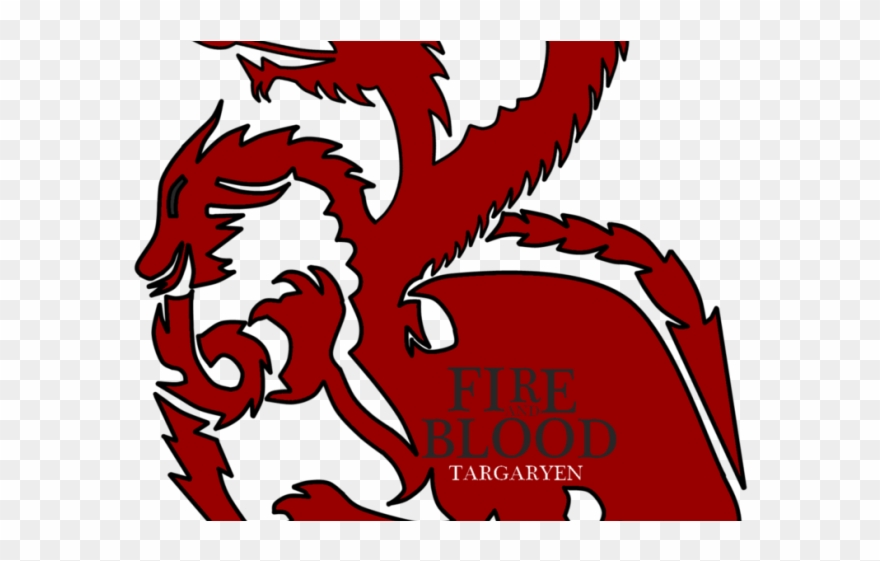 Game Of Thrones Clipart Transparent - House Targaryen - Png Download