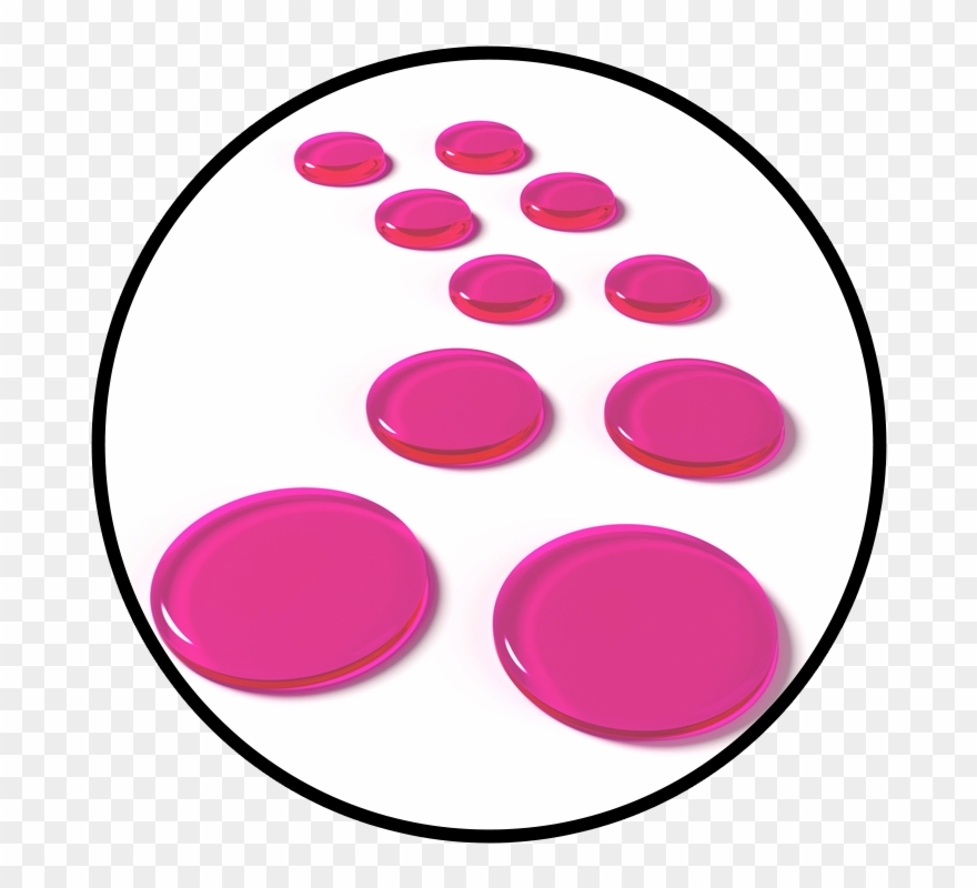 Slapklatz Pro Pink Gels Circle - Anika Nilles Clipart