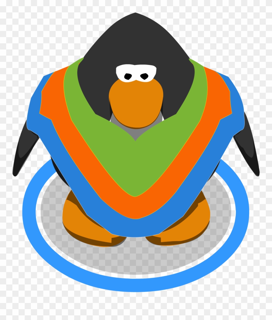 Winter Poncho Club Penguin Wiki The Free Editable - Club Penguin Ninja Clipart