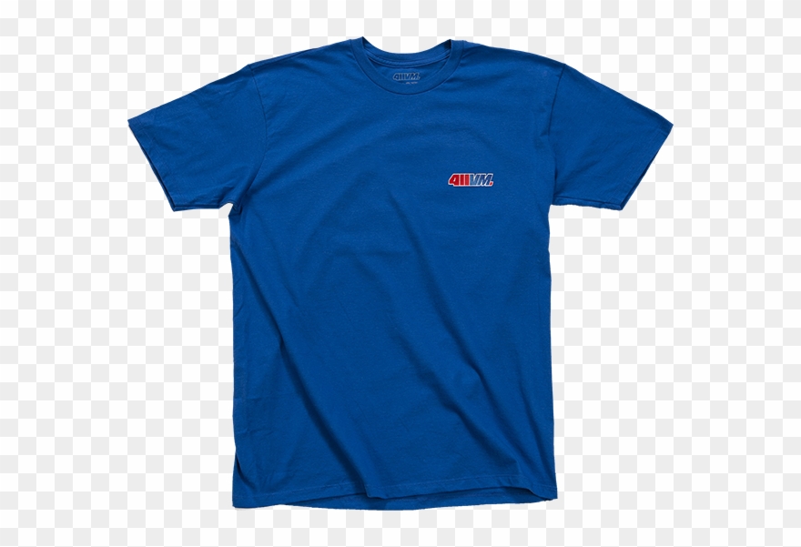 Transworld 411vm Embroidered Ss M-blue - Blue Clipart