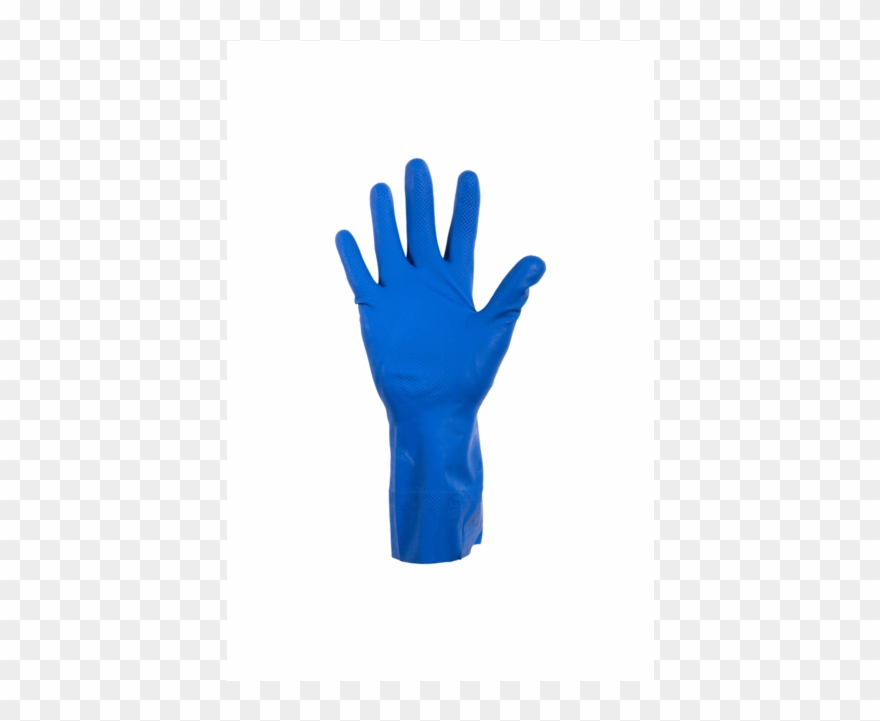 Comfort Glove, Rubber, M, Blue - Medical Glove Clipart