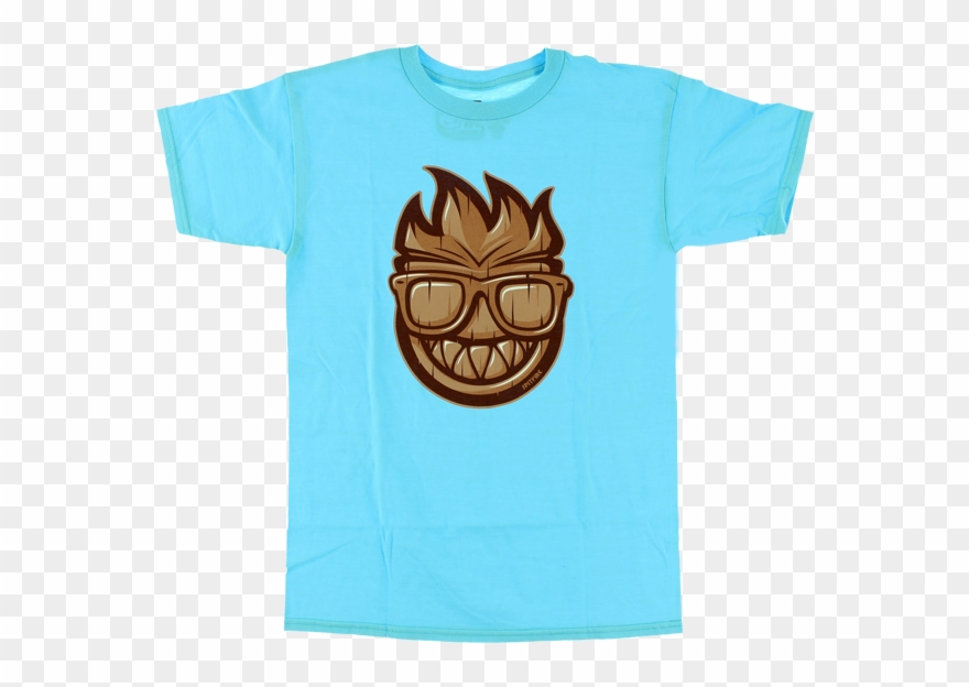 Sf Tiki Pac Ss M-blue - Spitfire Clipart