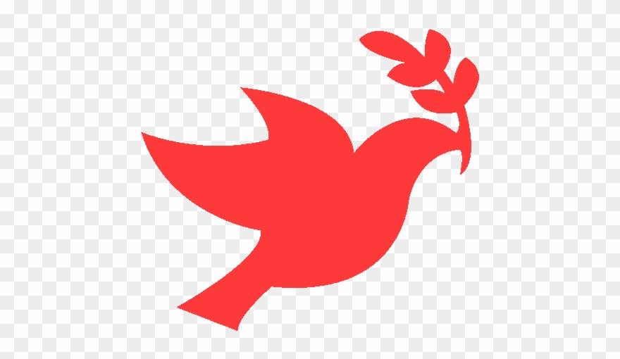 Udfordringen - Dove With Olive Branch Silhouette Clipart