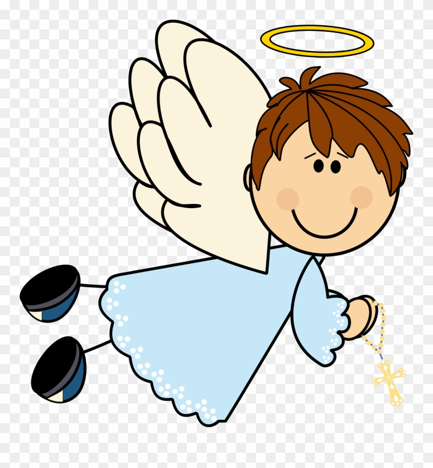 Jpg Library Stock First Communion Clipart Free - First Communion Angel Clipart - Png Download
