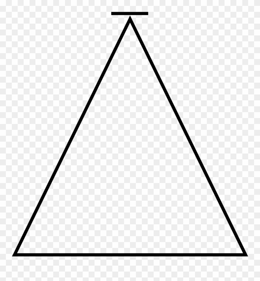 Big Image - Isosceles Triangle Clipart