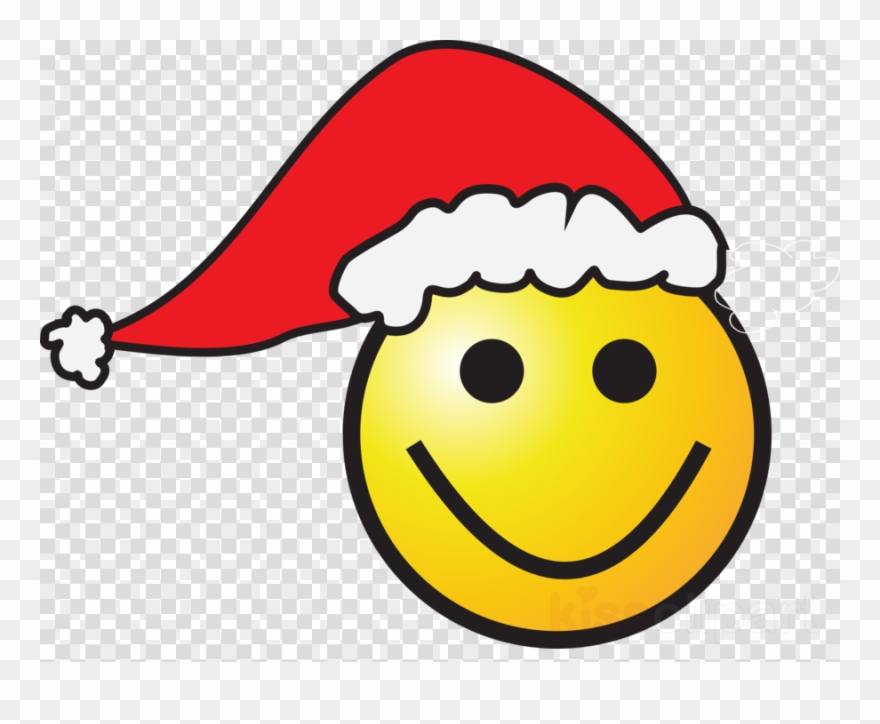 Christmas Smiley Face Clipart Clip Art Christmas Smiley - Smiley Face Christmas Emoji - Png Download