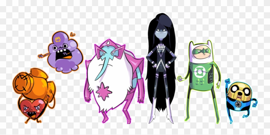 Adventure Time Superheros - Adventure Time Green Lantern Clipart