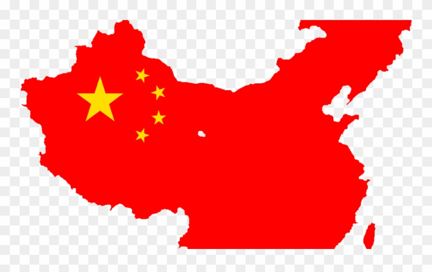 Environmental Degradation In Beijing An Issue Of - Flag Map Of People's Republic Of China Clipart