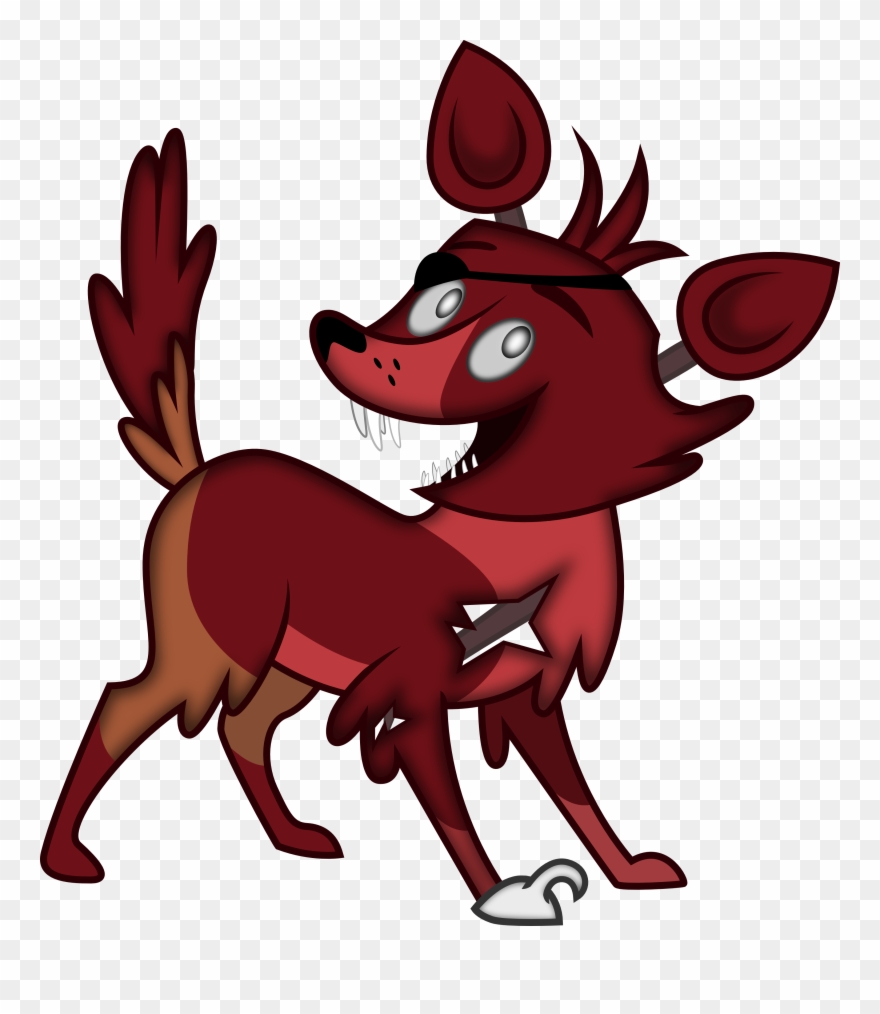 Five Nights At Freddy's 2 Dog Red Dog Like Mammal Mammal - Fnaf Foxy Animal Clipart
