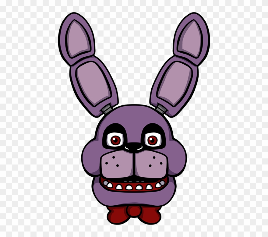 4 - Bonnie Five Nights At Freddy's Head Clipart