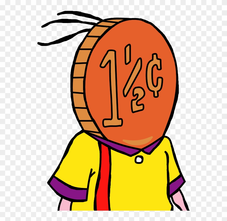 He's Worth 1 1/2 Cents Eddy Centavo - Comics Clipart