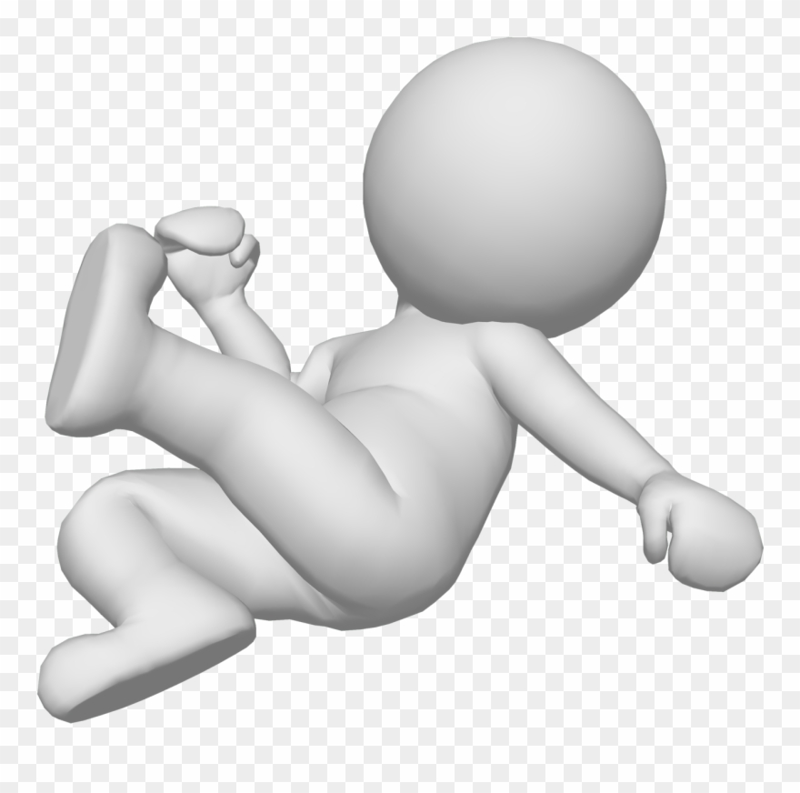 Man Falling - Digital Marketing Clipart