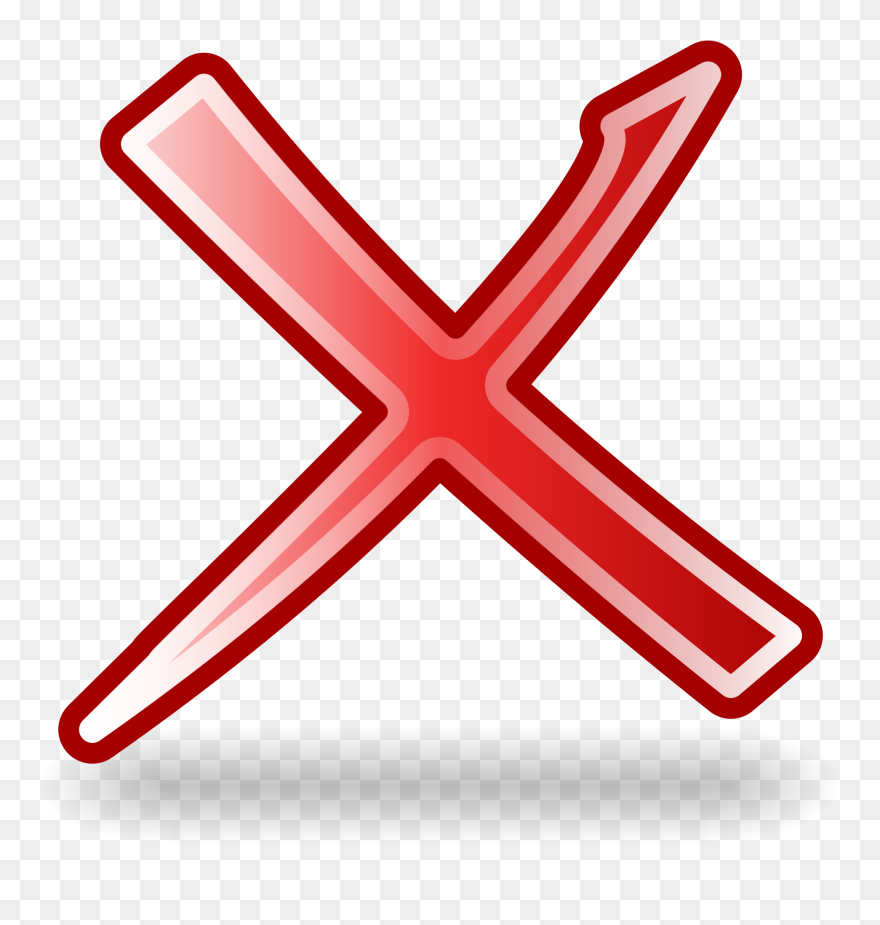 File False Svg Wikimedia Commons Statue Clip Art Free - False Sign - Png Download