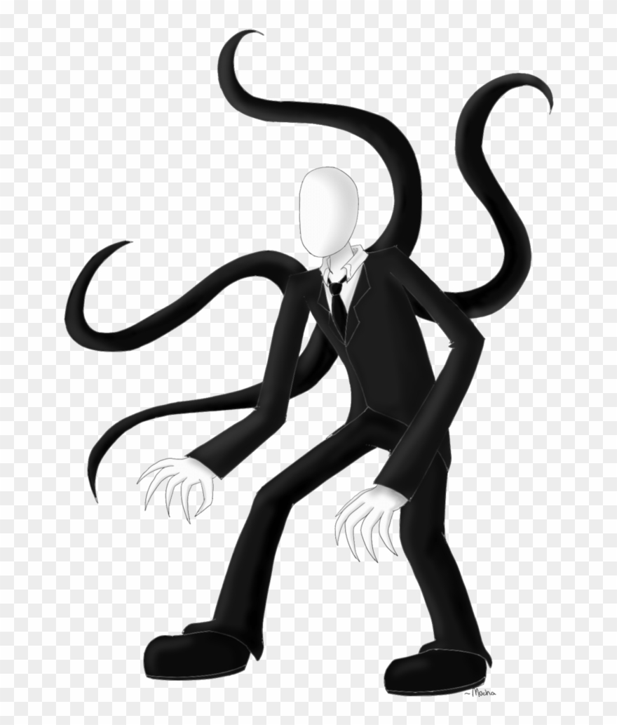 Slender Man Transparent Background Clipart