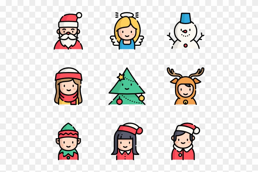Christmas Avatars Clipart