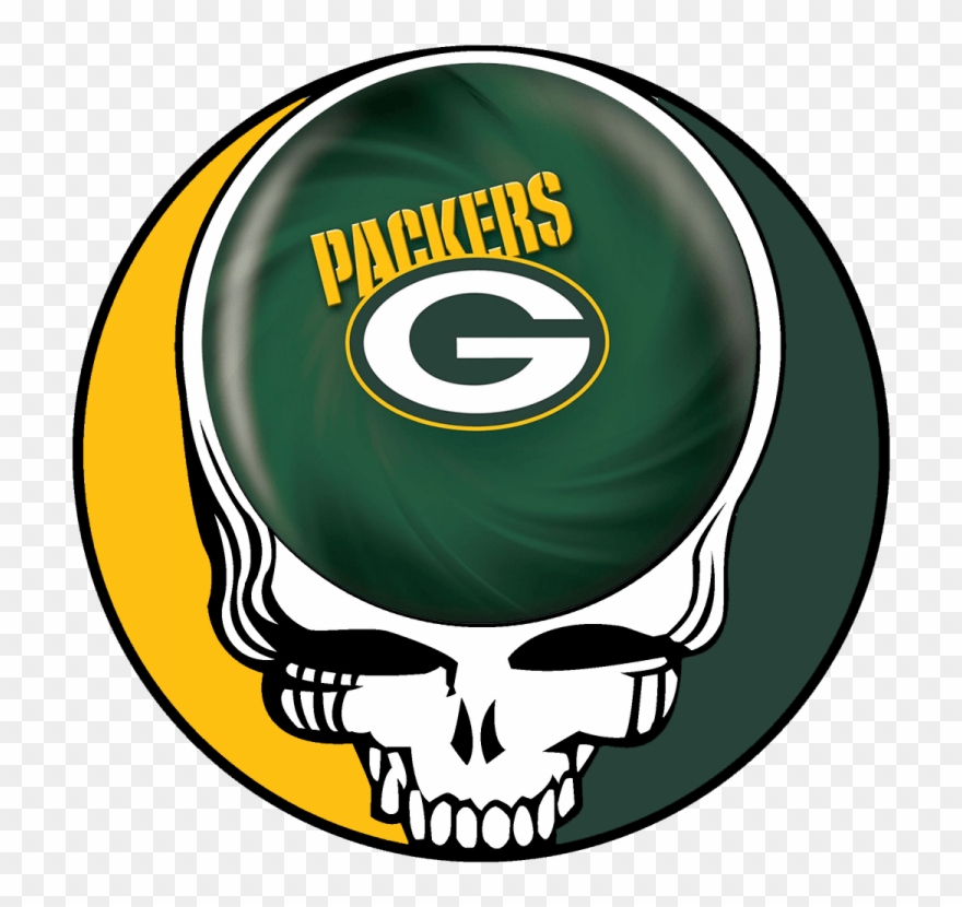 Green Bay Packers Skull Logo Iron - Brooklyn Cyclones Grateful Dead Clipart