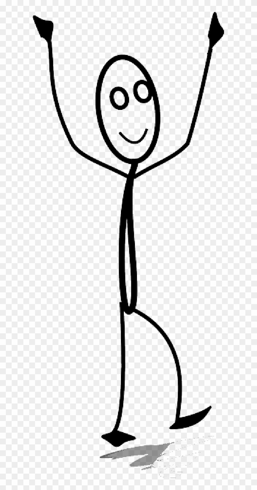 Stick Figure Wallpaper - Png Stick Figure Clipart