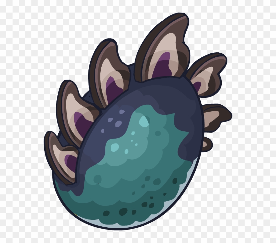 Prehistoric 2014 Eggs Stegosaurus Blue - Egg Clipart