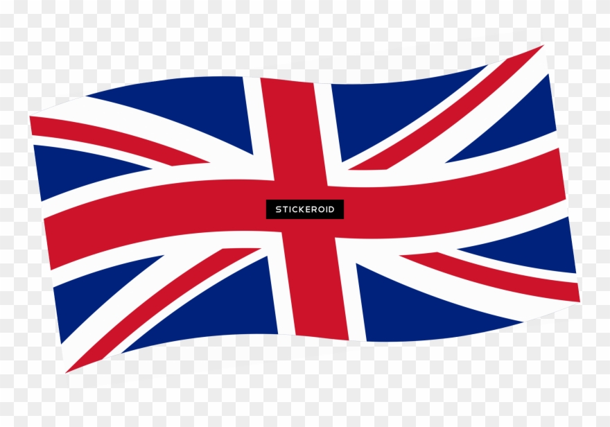 Simple Wave Uk Flag - Parachute Clipart
