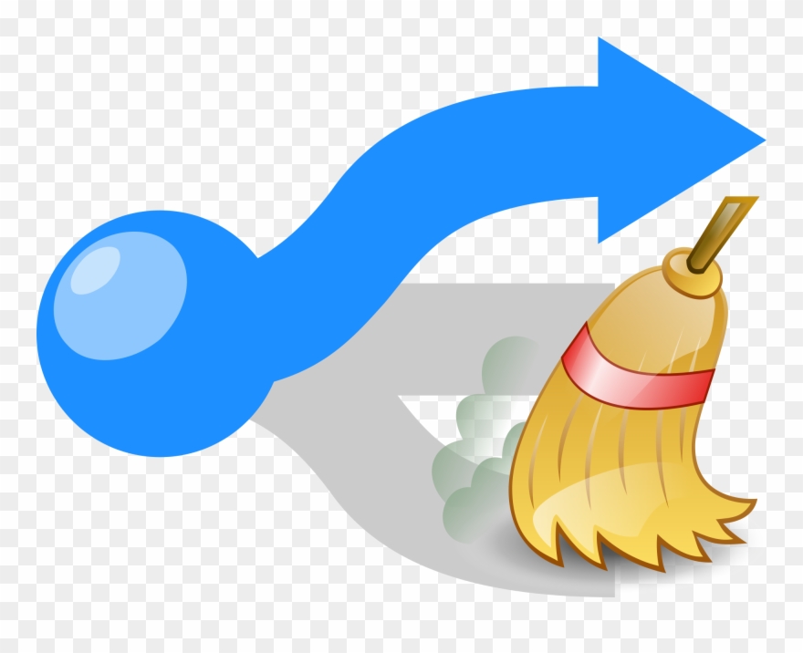 Disambig Azure Broom Icon - Cards Sweep Cubs Broom Clipart